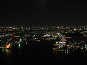 コスモタワー展望台からの夜景
